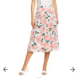 Mumu moonlight midi skirt rose floral sz S